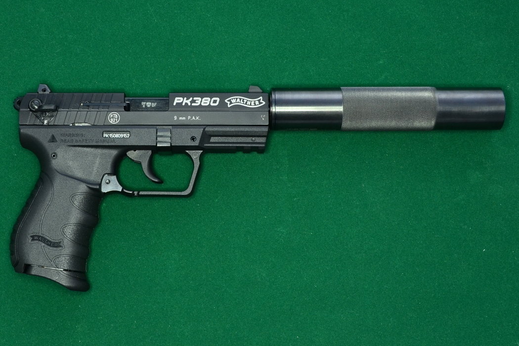 Silencer for PK380, COLT 1911, Zoraki 9mm P.A.K.