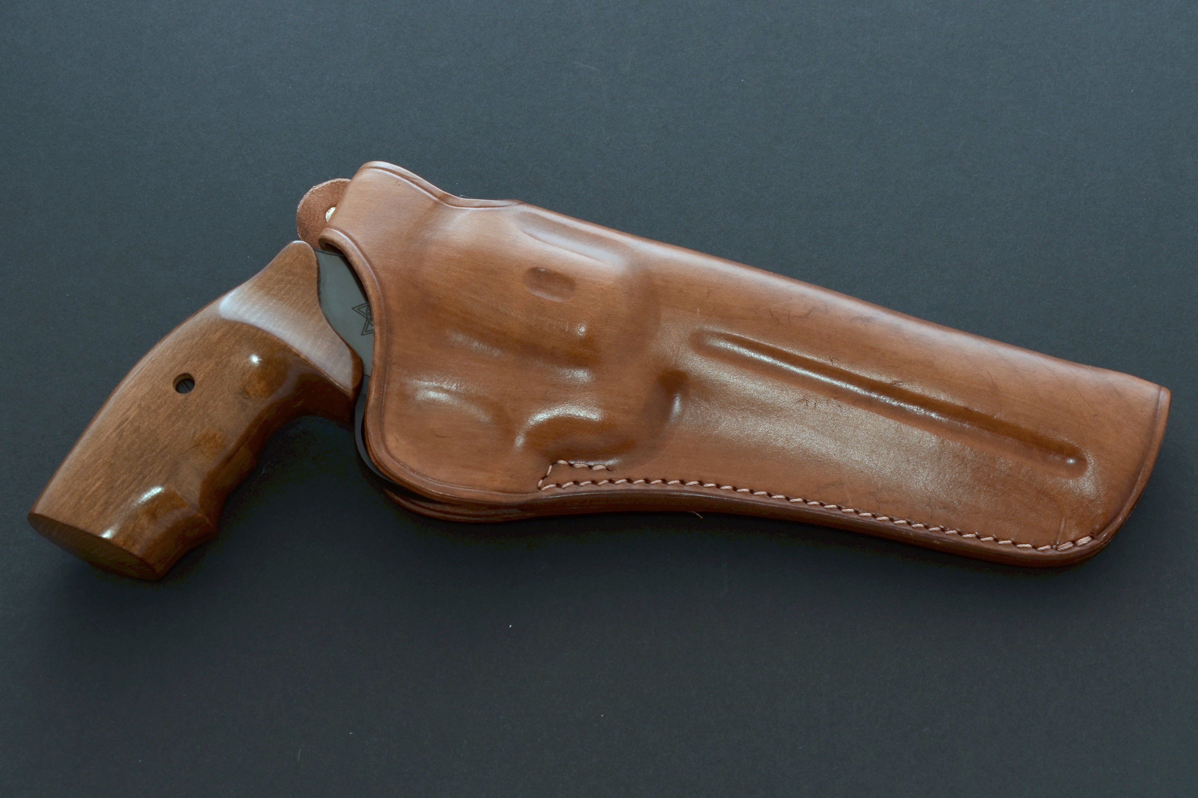 Holster leather for 6'' STEEL COP & DOG Revolvers