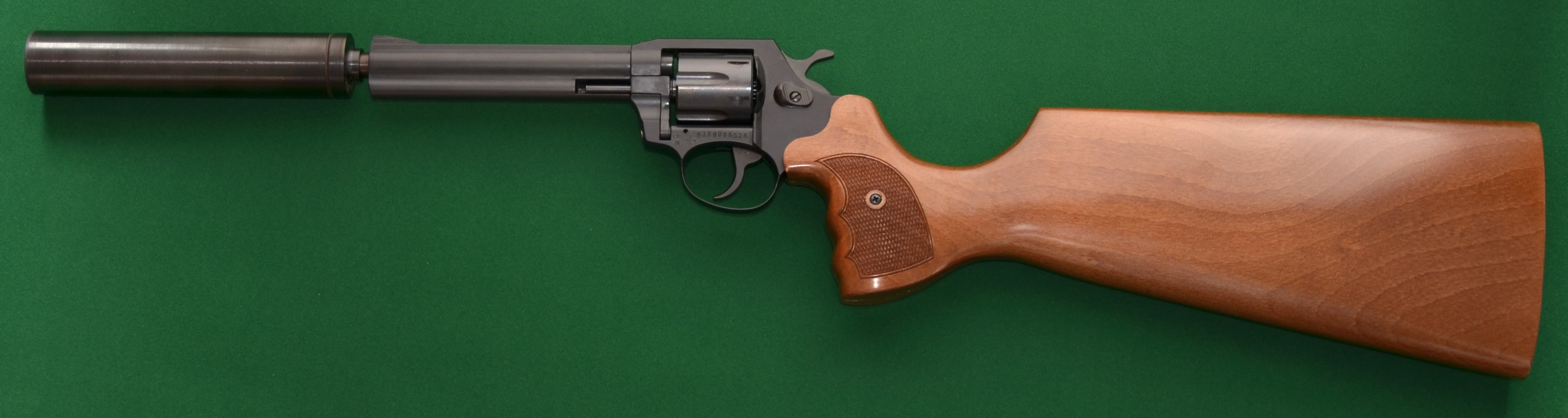Holzschaft für STEEL COP & DOG Revolver