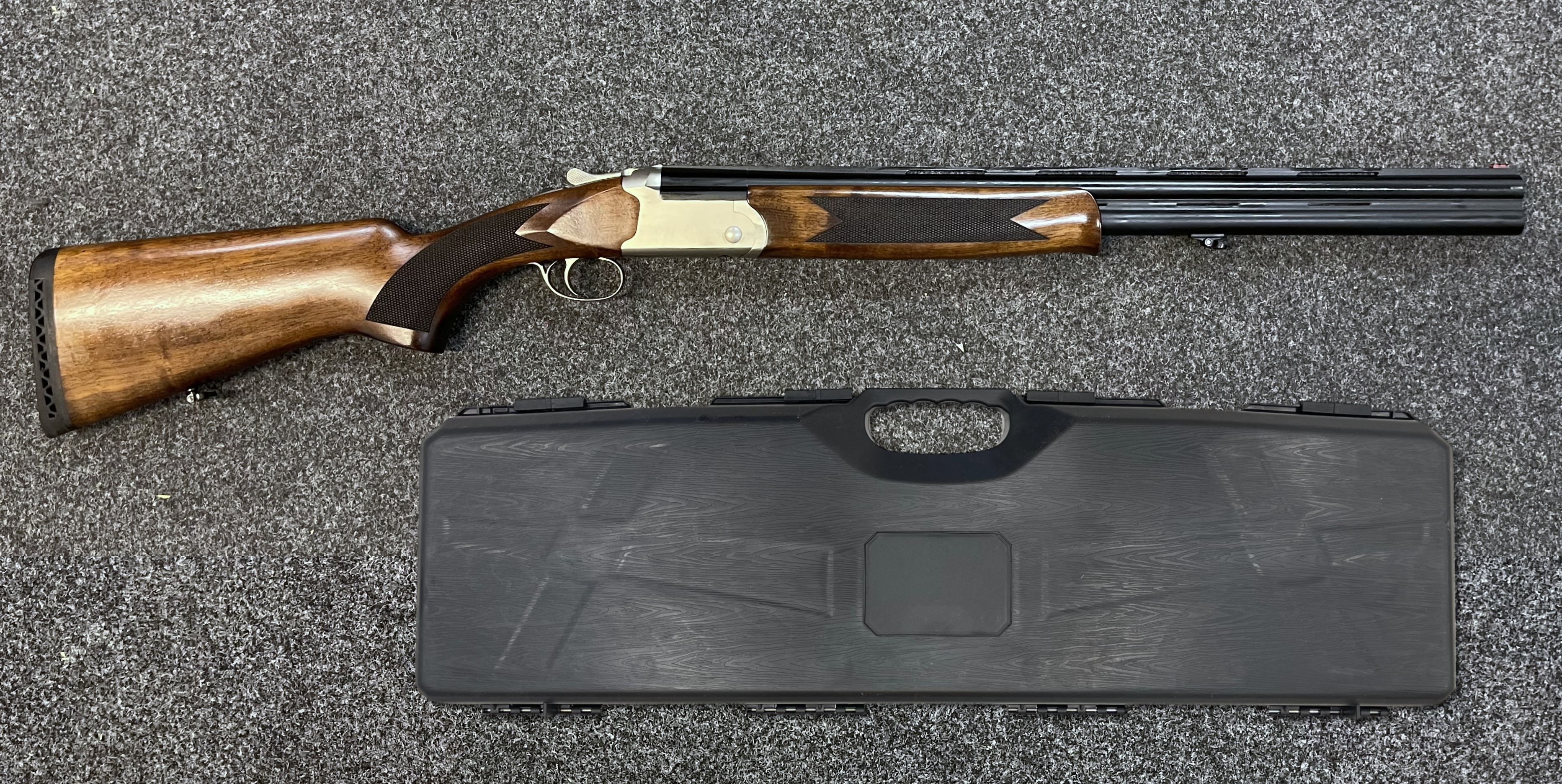 STEEL HUNTER .68 Heimverteidigung Pepperball / Paintball Bockdoppelflinte STAINLESS mit KOFFER