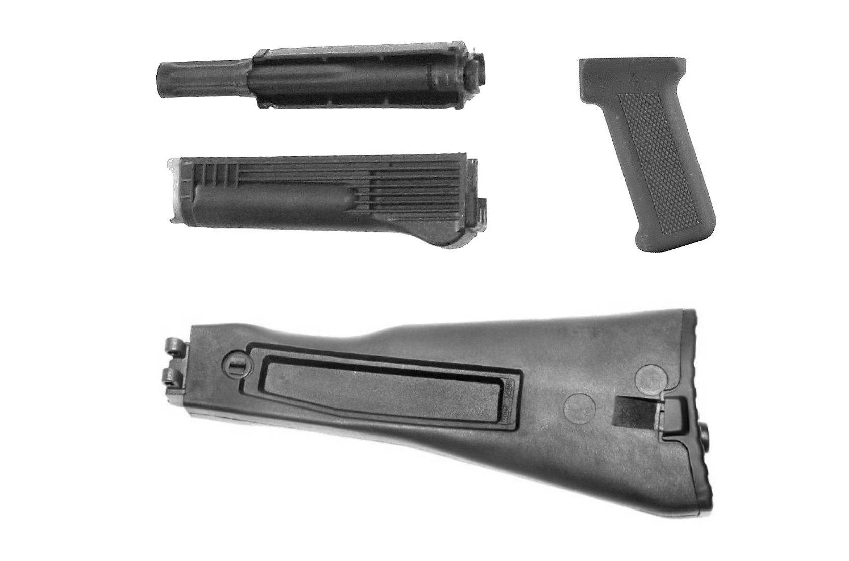 AK74M AK100 AK105 Saiga Cugir Schaftsatz aus Polymer