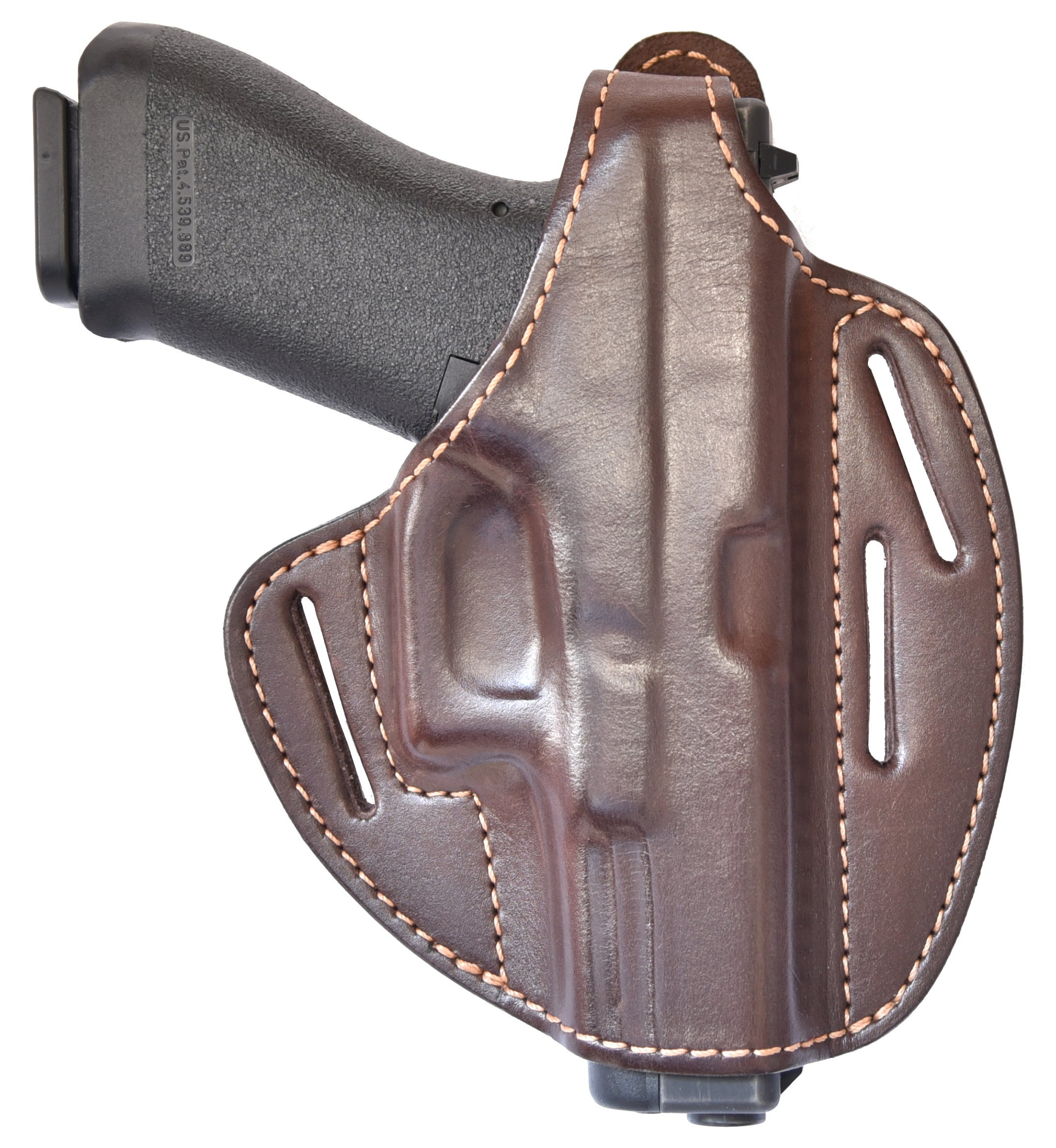 Holster aus Leder für GLOCK Mod. 17, 19, 22, 23, 25, 31, 32, 37, 38