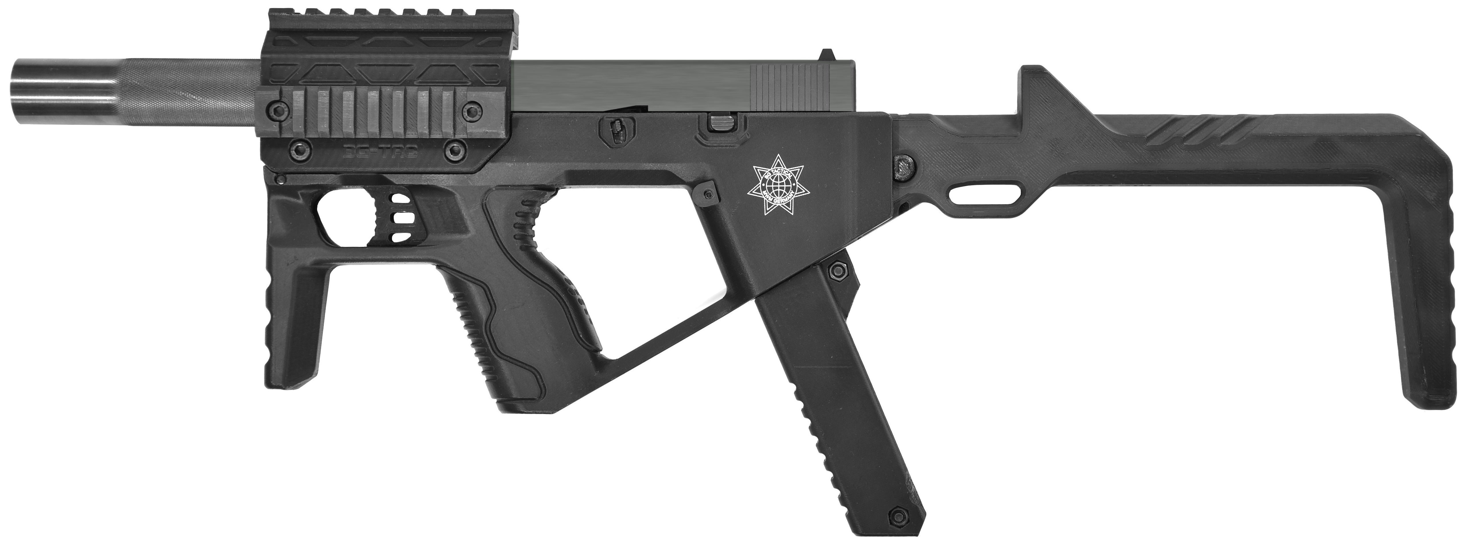 Magazine extension in black for BGSW TAC BULLPUP Kit