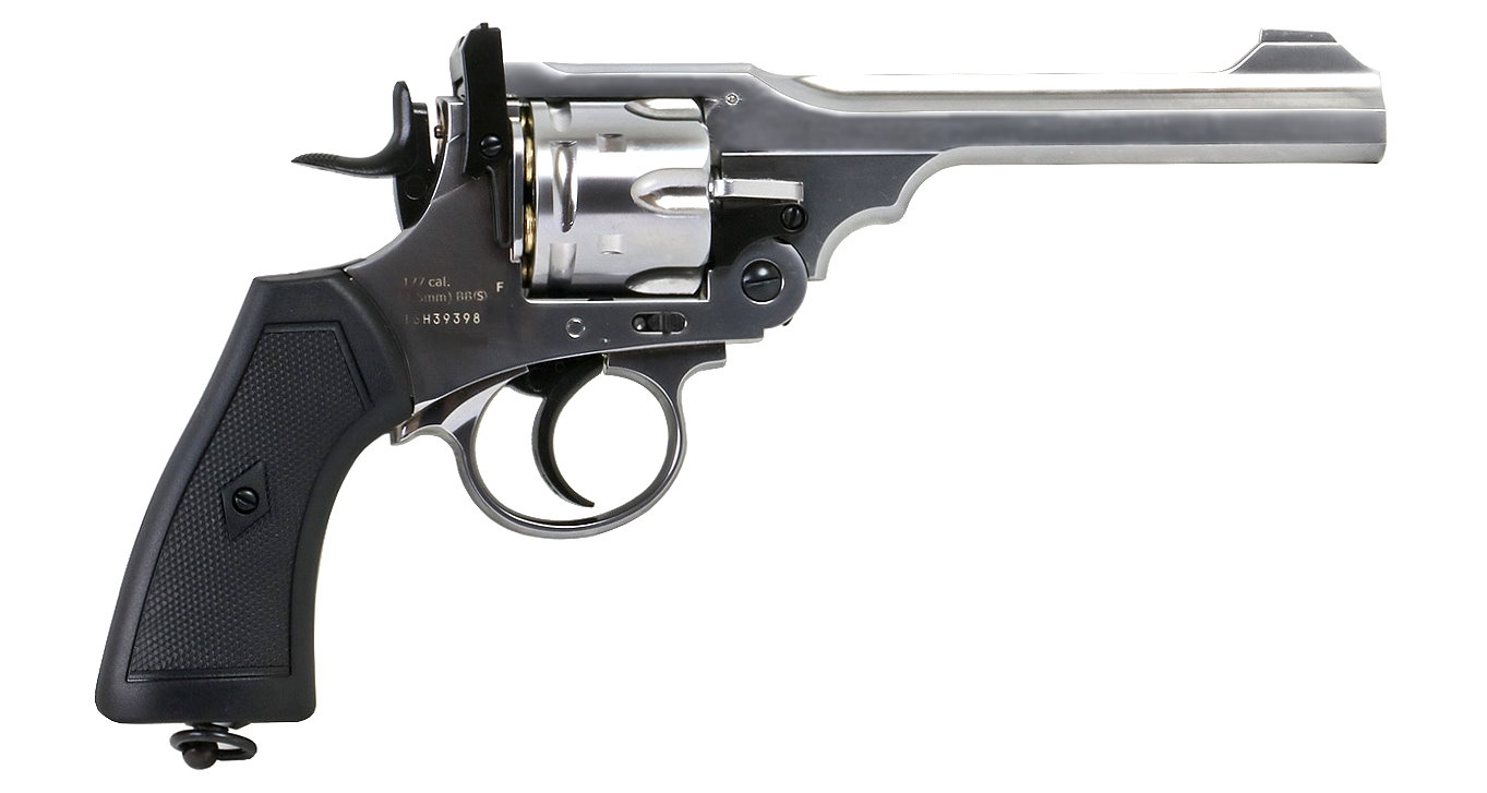 Webley .455 MK VI Service Revolver - CO2 4,5mm (BB) CHROMED