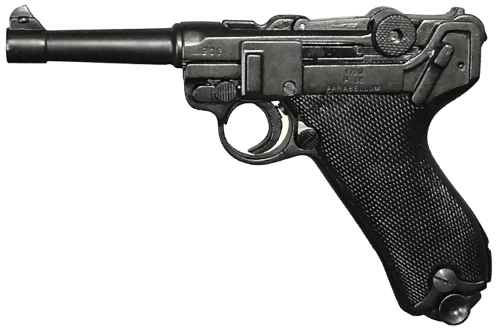 Pistol Luger P08 9mm Parabellum model gun