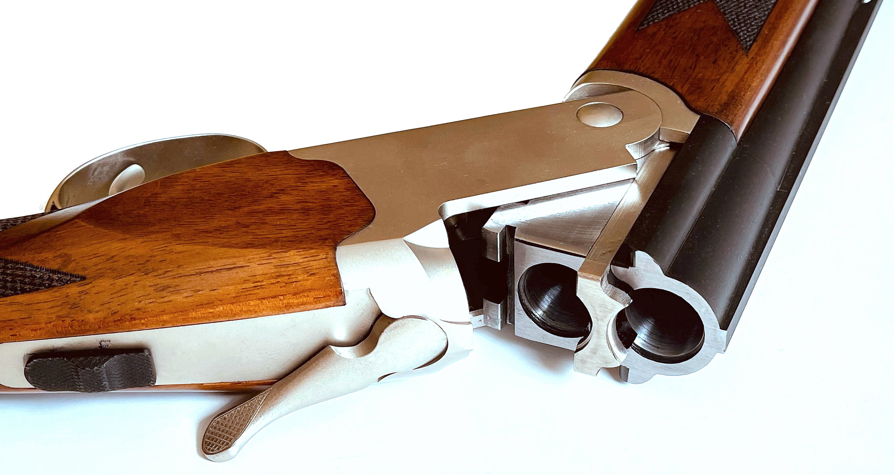 STEEL HUNTER .68 Heimverteidigung Pepperball / Paintball Bockdoppelflinte STAINLESS mit KOFFER