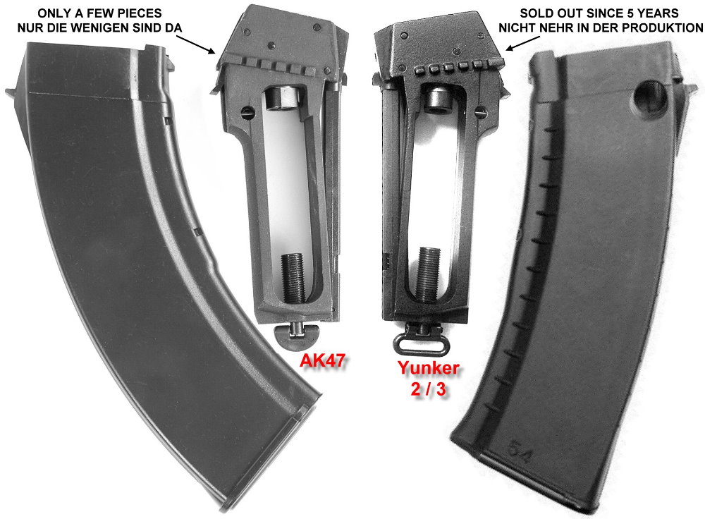 Magazine for AK47M CO2 4,5mm & Yunker AKM