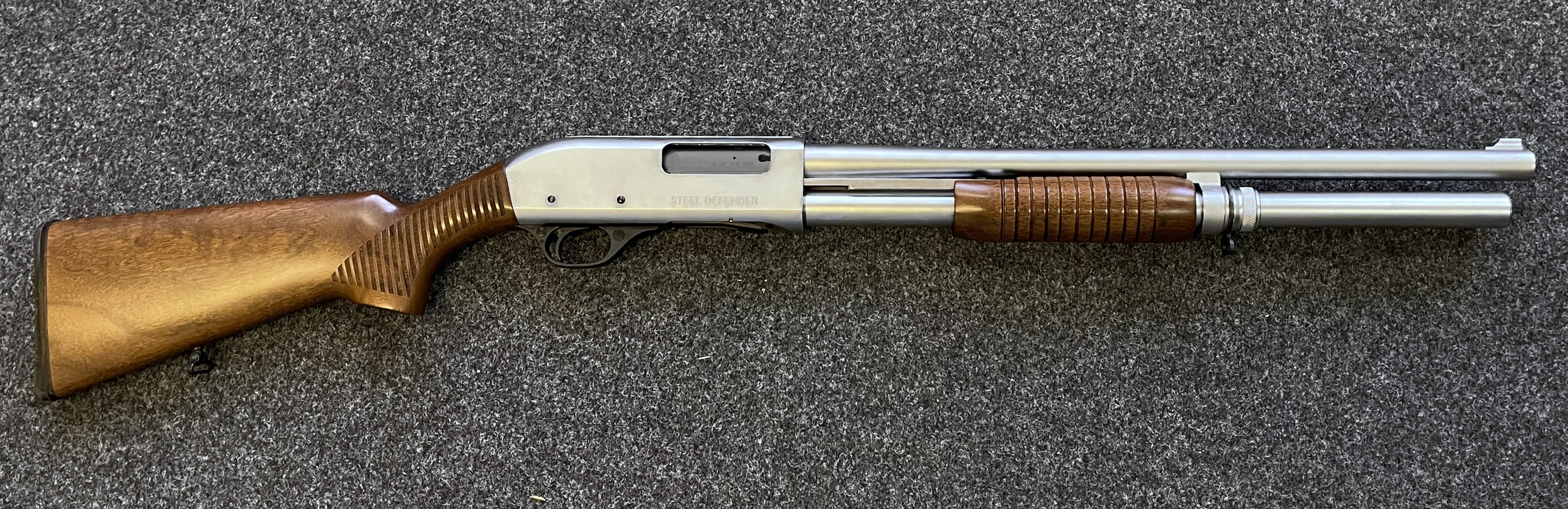 STEEL DEFENDER .68 CO2 Paintball & Home Defense 7-RD-NBS CHROMED MARINE CORPS