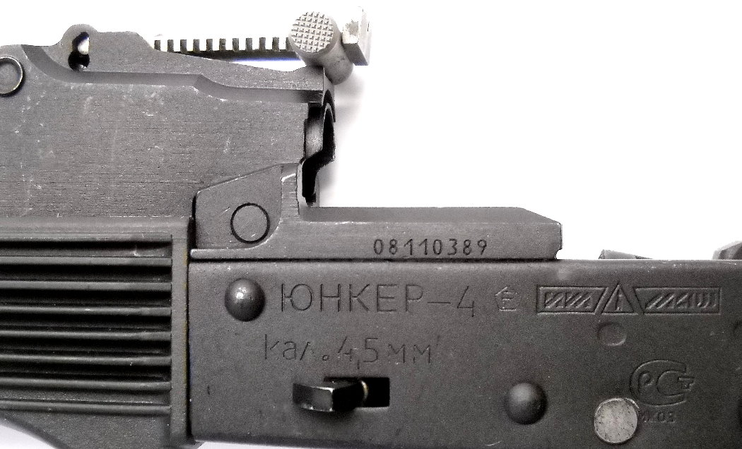 AK74MS CO2 4,5mm Yunker full steel+wood