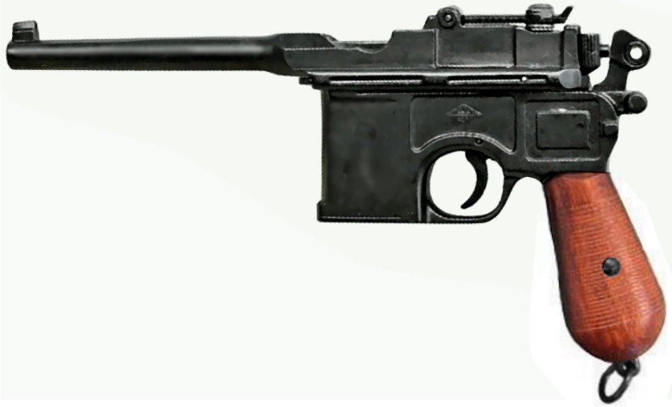 Pistol C96 Mauser Legend model gun Wood