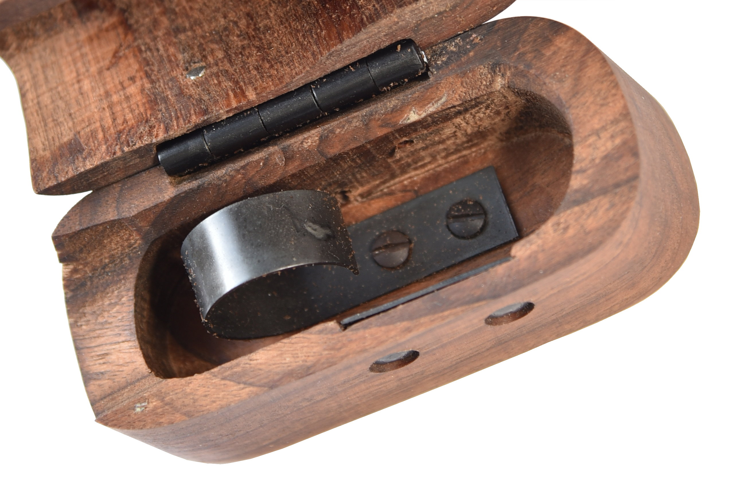 Wooden Shoulder Stock for INGLIS FH HP Browning pistol