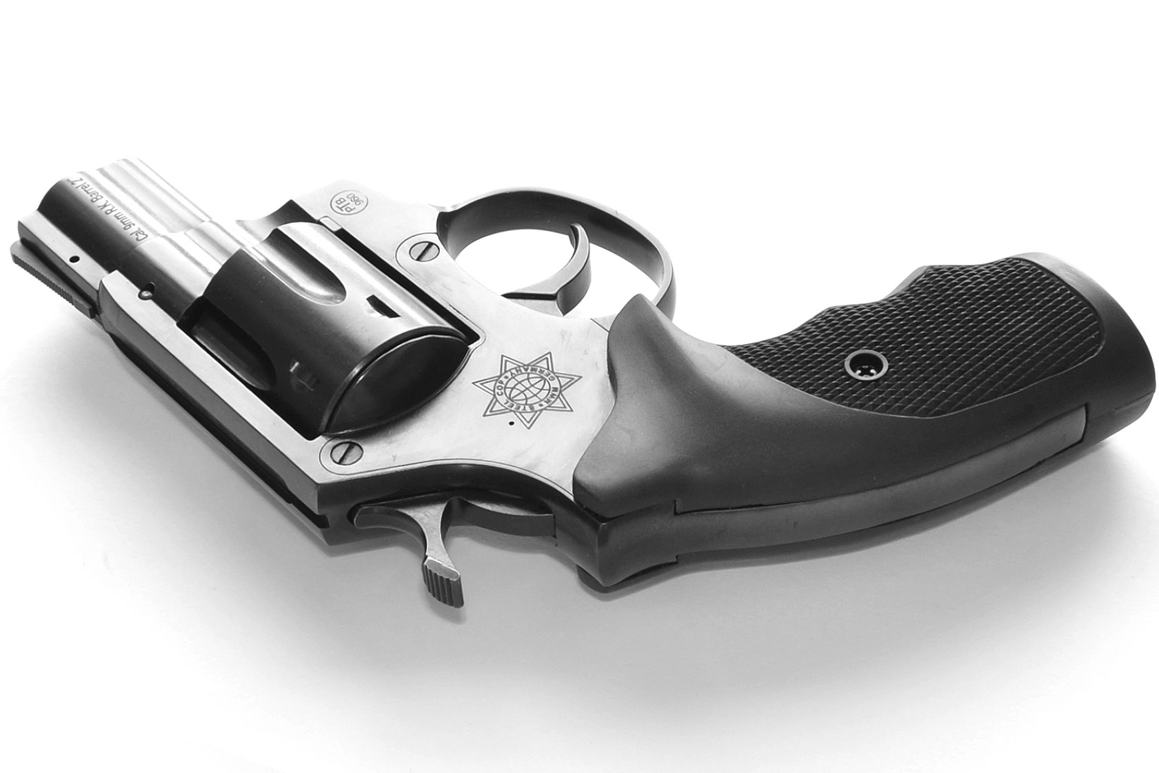 STEEL COP 2'' Barrel Full Steel Revolver 9mmR Blank