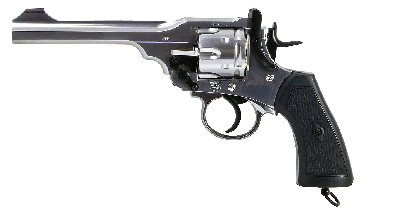 Webley .455 MK VI Service Revolver - CO2 4,5mm (BB) CHROMED