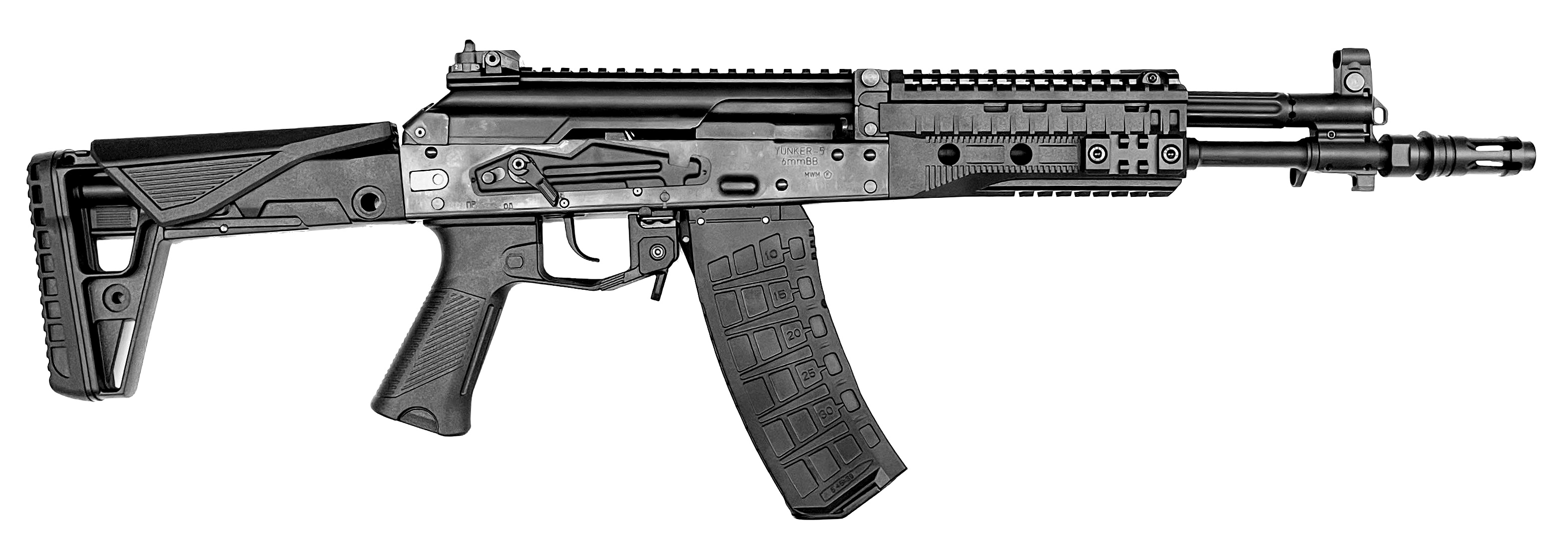 AK-19 6mm Yunker-5 GBBR Blow-Back AK19 Airsoft