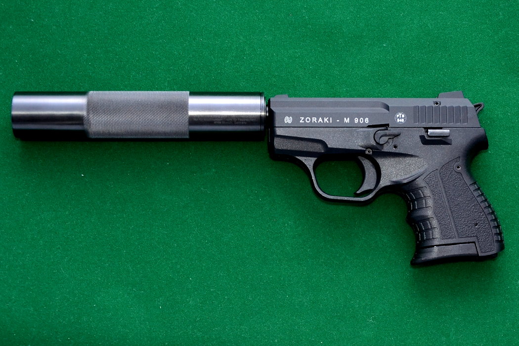 Silencer for PK380, COLT 1911, Zoraki 9mm P.A.K.
