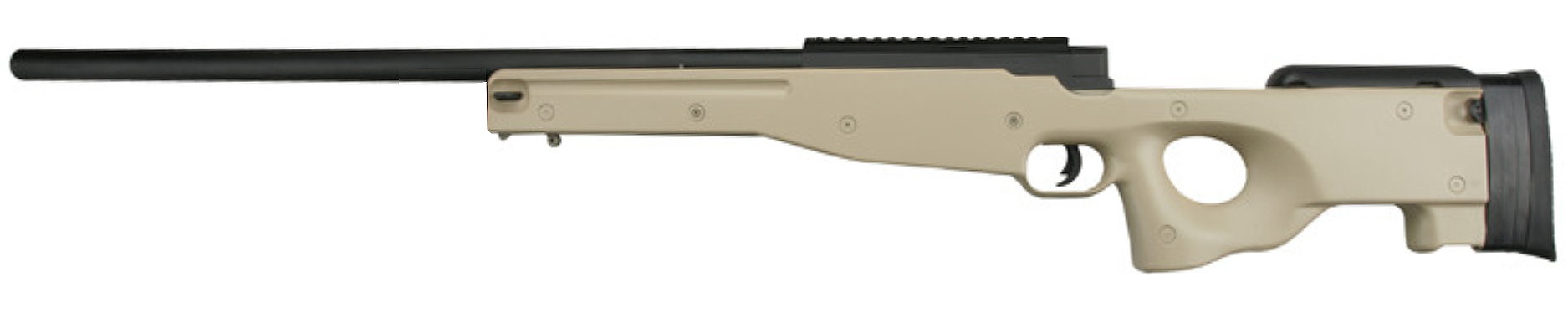 L96 MB-System Bolt Action TAN 6mm Air Rifle