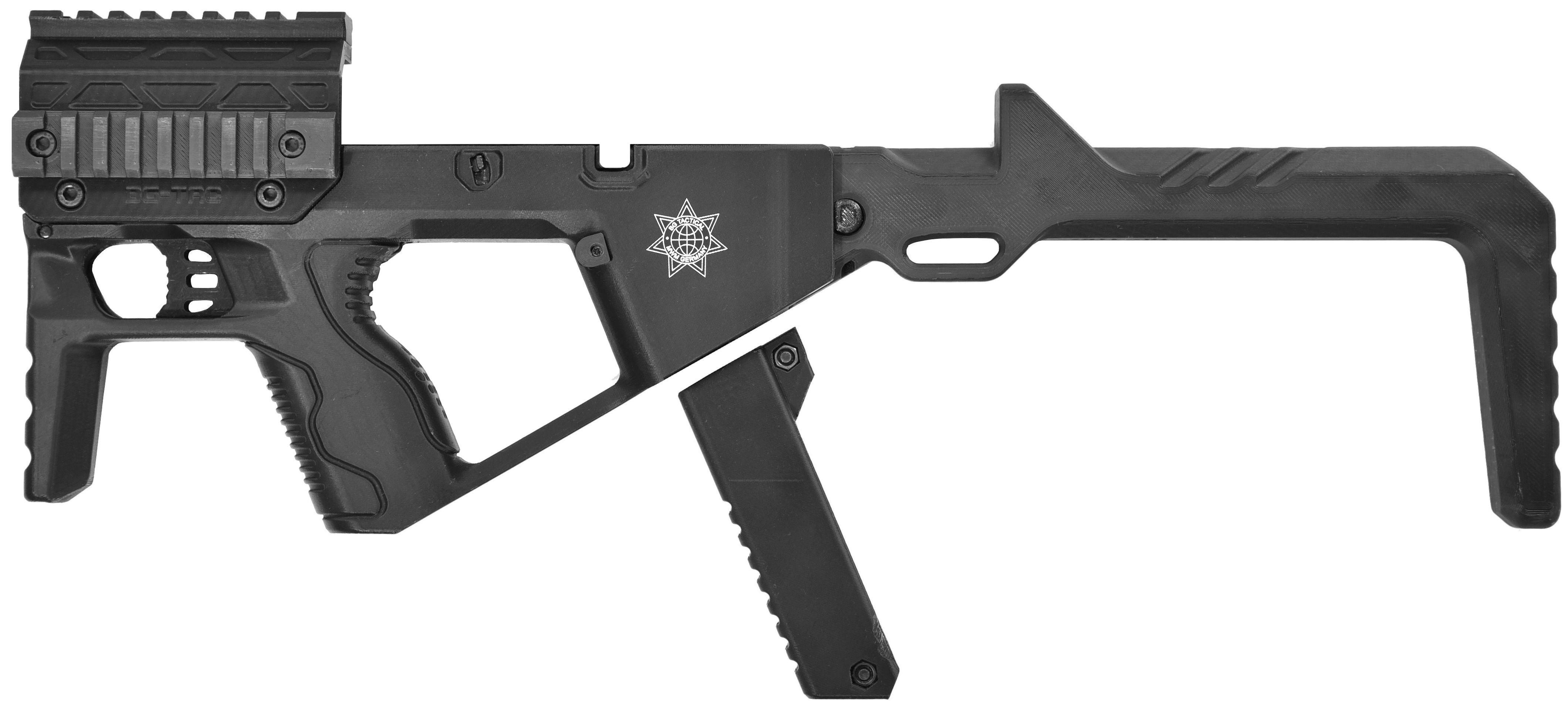 BGSW TAC BULLPUP Kit black for STEEL WOLF &  BG17 & BG26 & GAP & MiniGAP