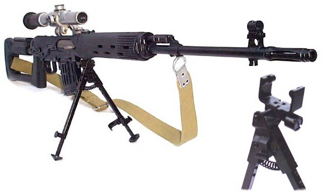 Original full steel Bipod for SVD Dragunov & Tigr