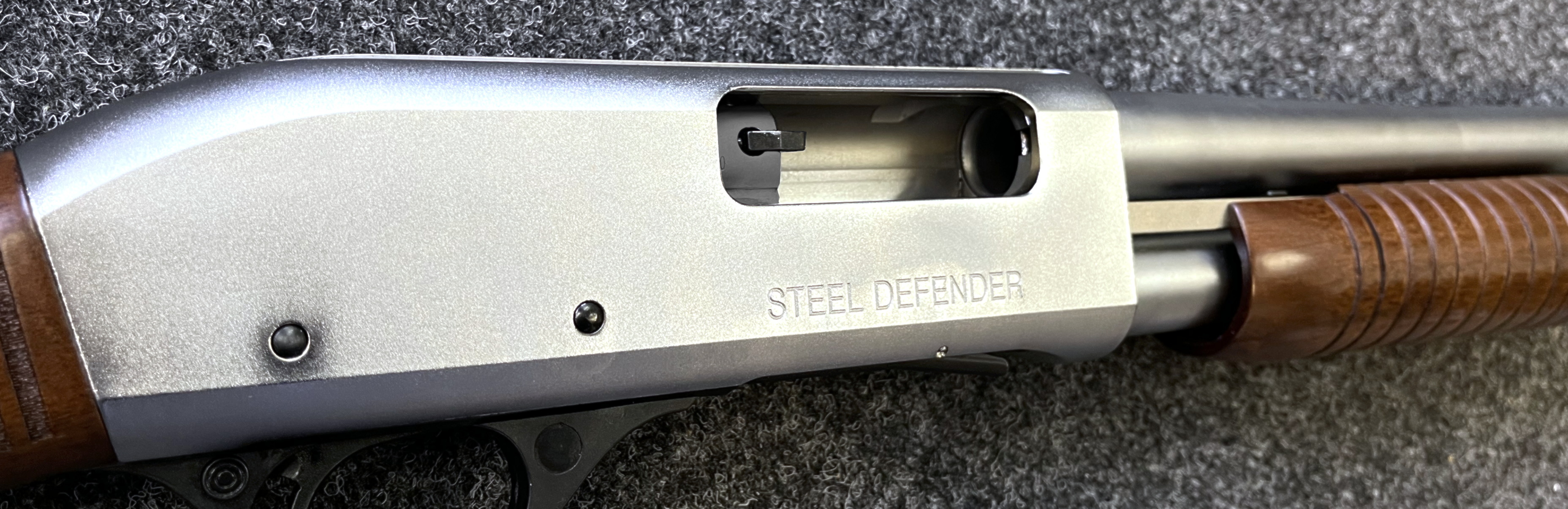 STEEL DEFENDER .68 CO2 Paintball & Home Defense 7-RD-NBS CHROMED MARINE CORPS