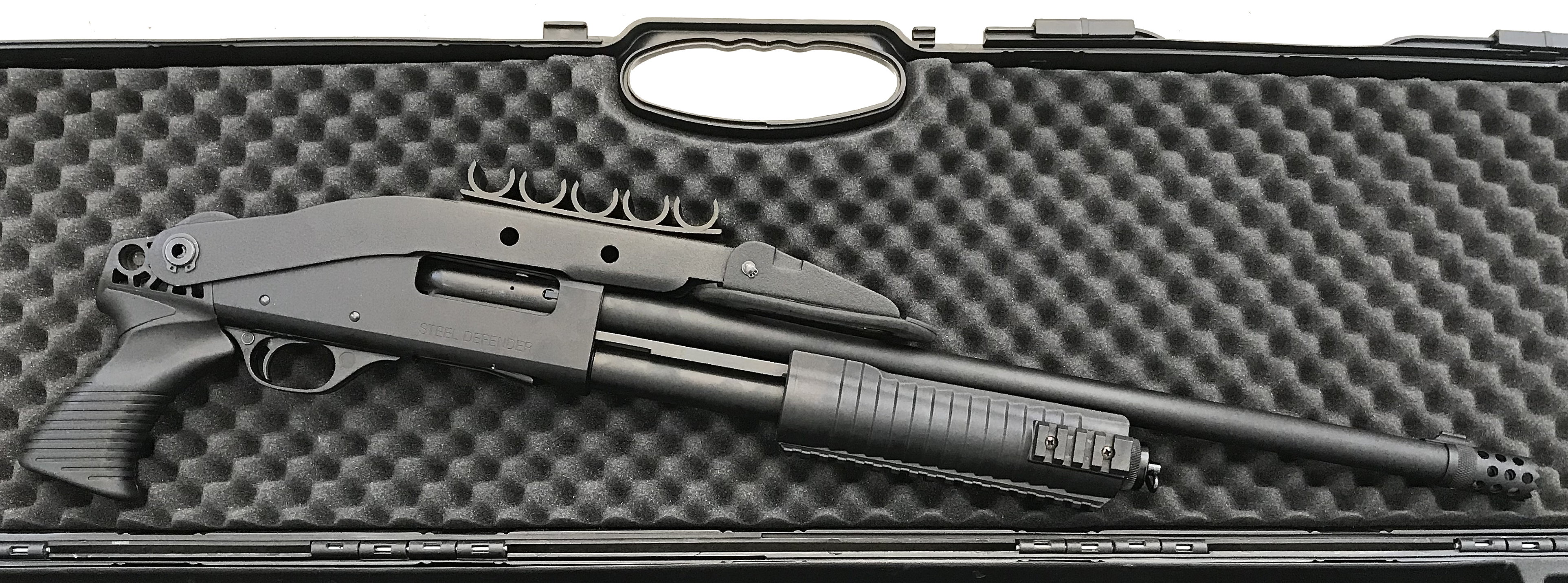 STEEL DEFENDER POLICE-II .68 CO2 Paintball & Home Defense + CASE