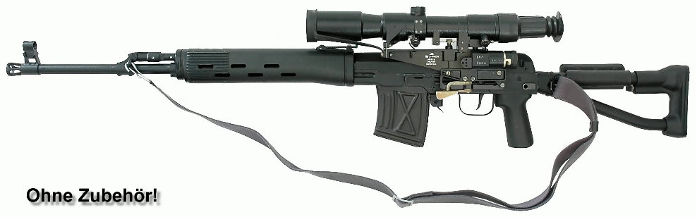 SVDS Dragunov Paratrooper Version, BLACK