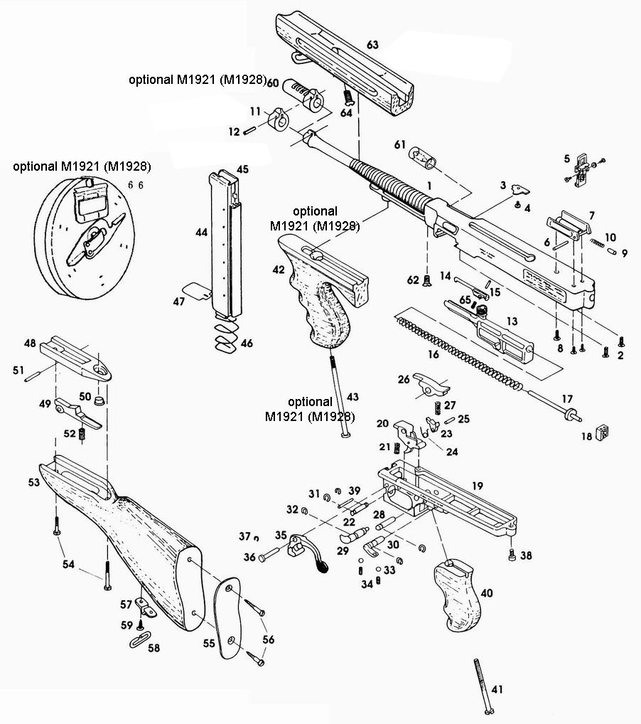 MGC MP Thompson M1A1 Military FireCaps