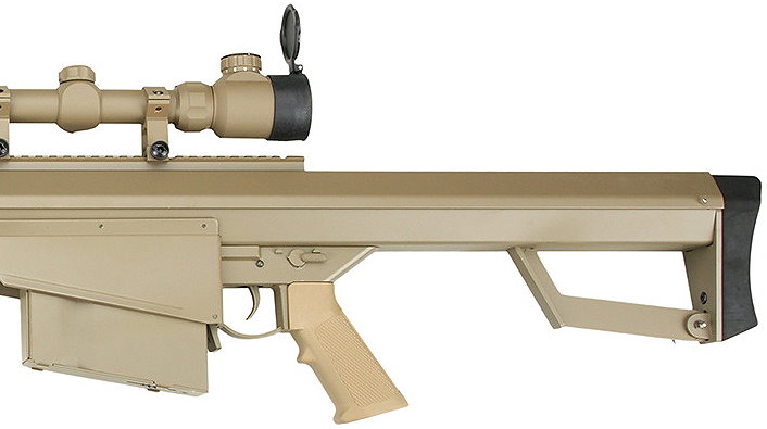 M82A1 SNIPER TAN 6mm S-AEG with Scope