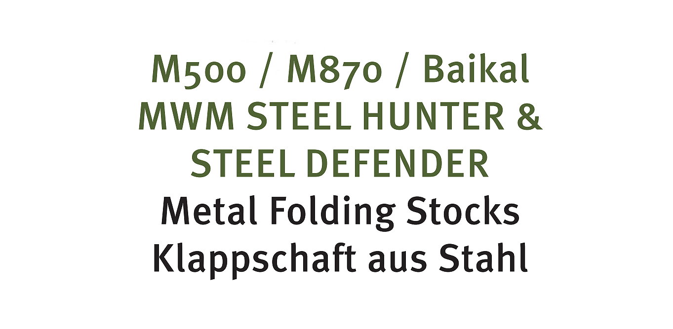 GERMANTAC Police Klappschaft & Griff für Shotguns