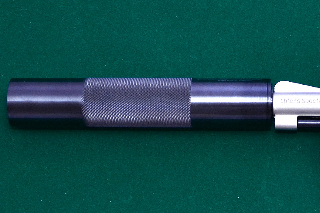 Silencer 10x1 for STEEL COP, S&W Chiefs Special & Combat Blank Firing REVOLVERS