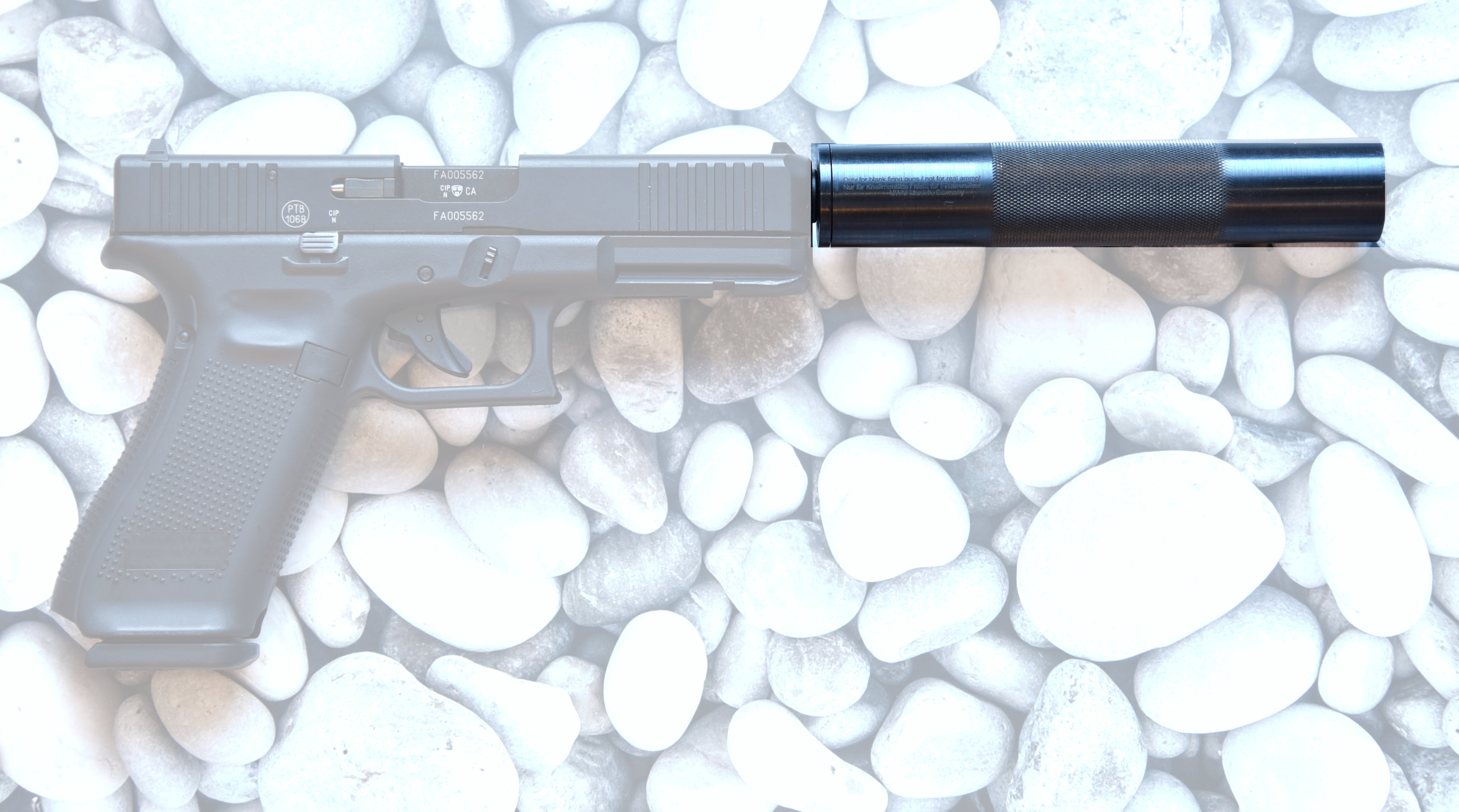 Silencer for PK380, COLT 1911, Zoraki 9mm P.A.K.