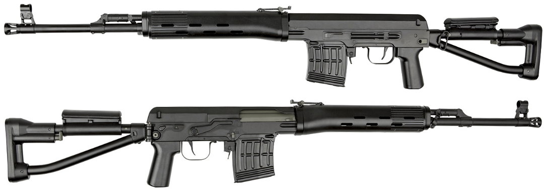 SVDS Dragunov Paratrooper Version, BLACK