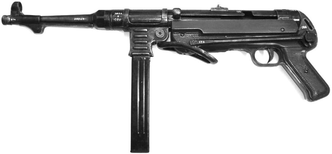 WH MP40 model gun OLD LOOK Battlefield