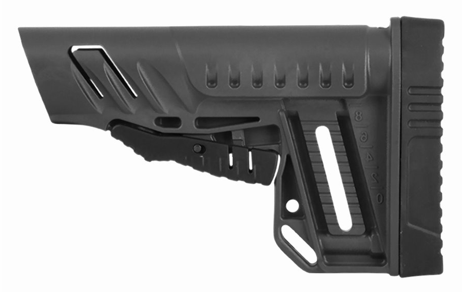 GERMANTAC Mil.-Spec. Stock black for Shotgun, AR15, AK47 and more