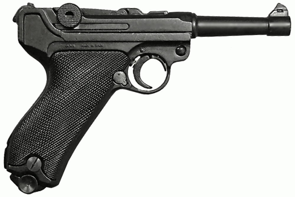 Pistol Luger P08 9mm Parabellum model gun