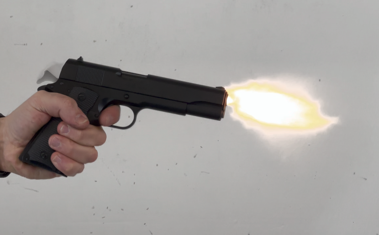 M1911 A1 U.S. ARMY COMMANDER  4.25’’ Barrel,  9MM PAK BLANK