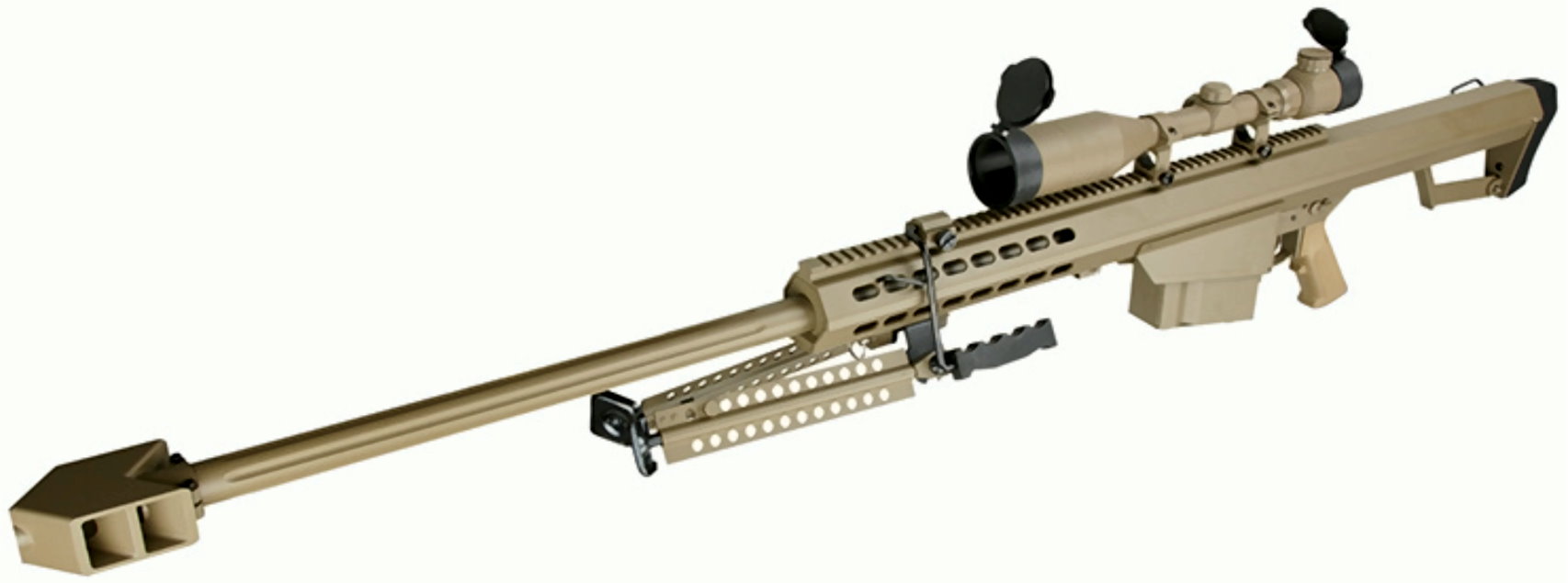 M82A1 SNIPER TAN 6mm S-AEG with Scope