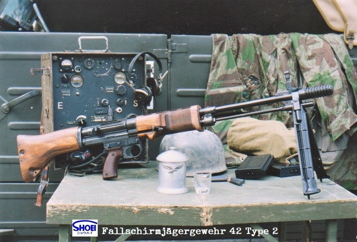 FG42 Type 2 Fallschirmjäger Gewehr Shoei Modelwaffe FG-42