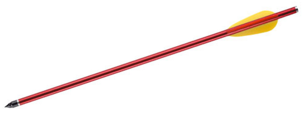 6 x Red Alu Arrows 20" for Compound Crossbow