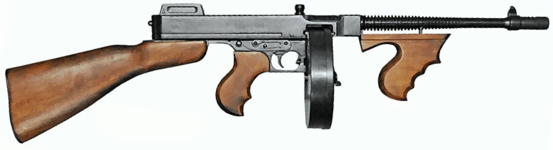 US Thompson M1928 Chicago model gun