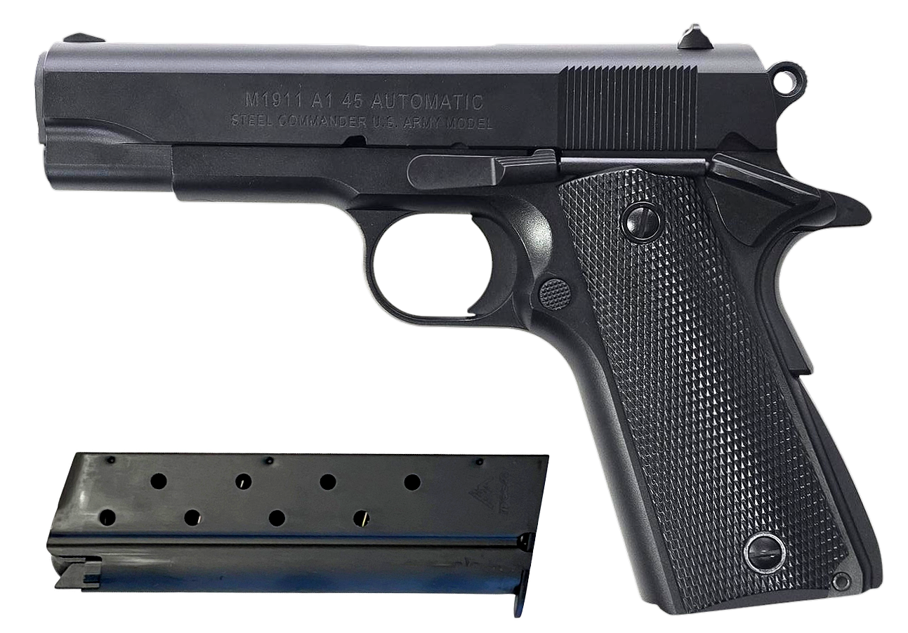 M1911 A1 U.S. ARMY COMMANDER  4.25’’ Barrel,  9MM PAK BLANK