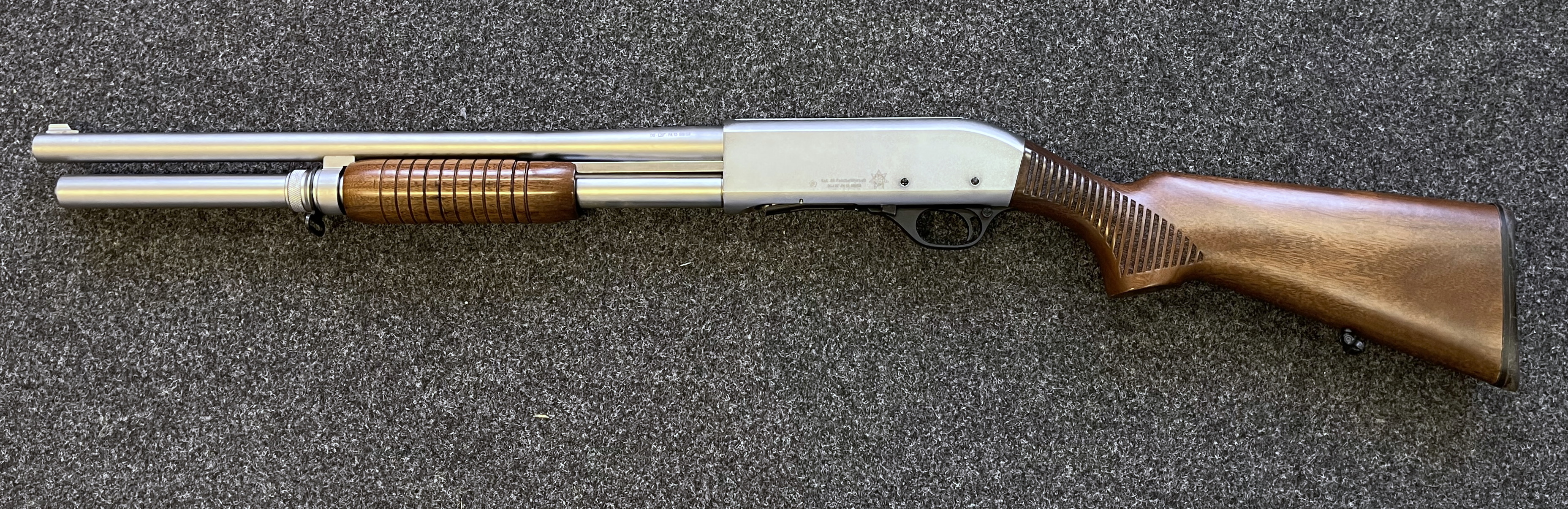 STEEL DEFENDER .68 CO2 Paintball & Home Defense 7-RD-NBS CHROMED MARINE CORPS