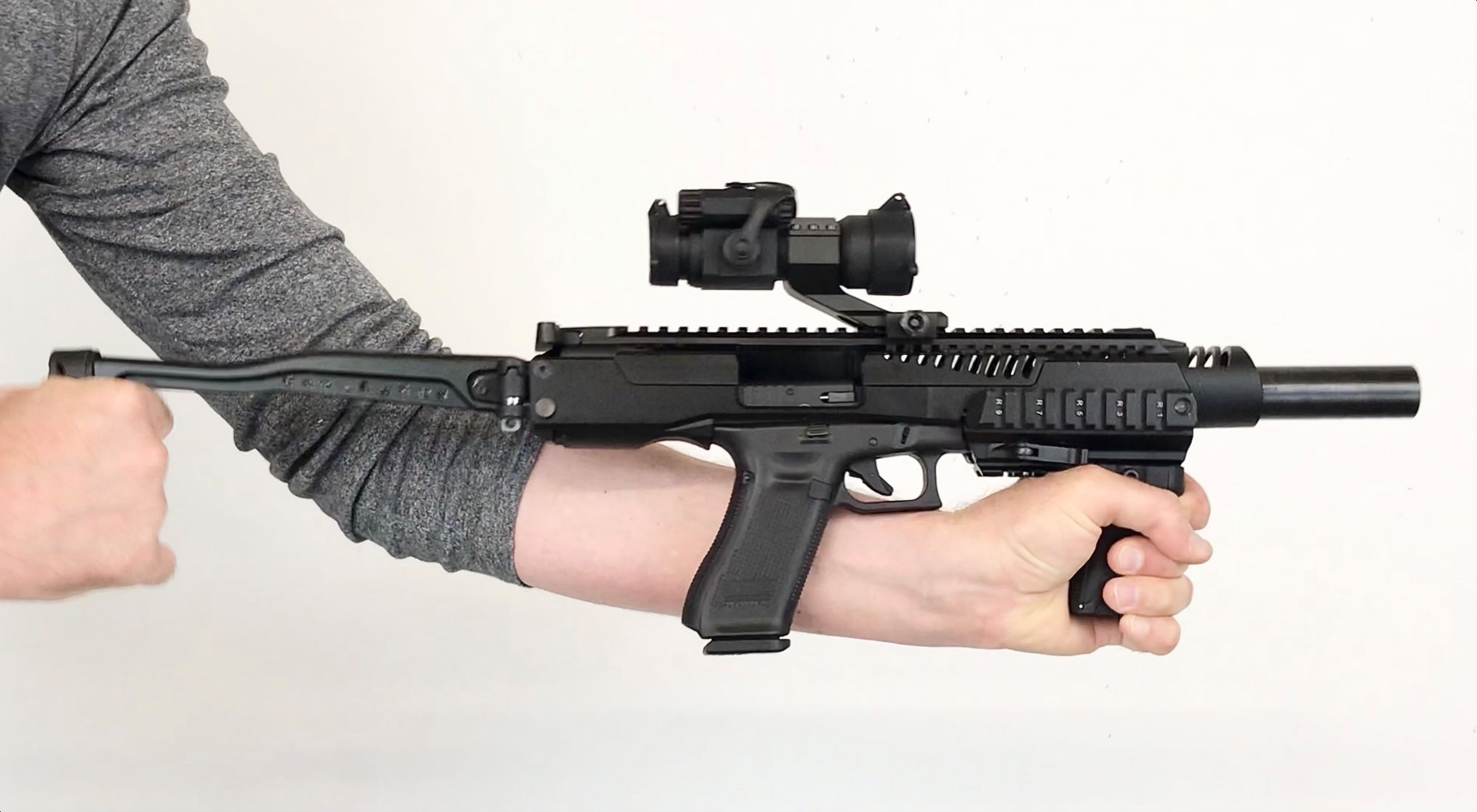 Silencer for GLOCK 17 GPDA9 PP P30 22 P99 PPQ M2 M&P 9c 9  ERMA 9mm P.A.K Blank