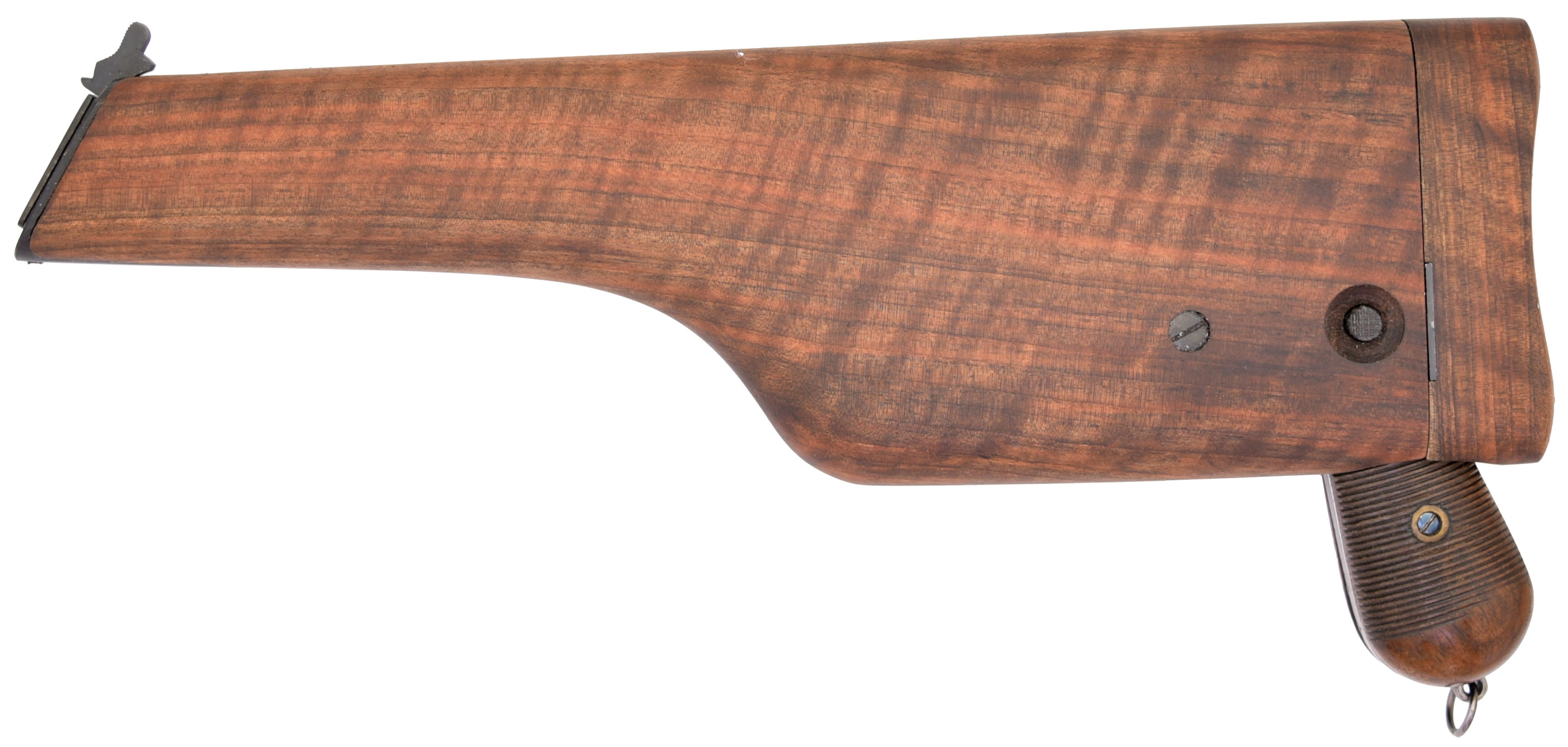 Wooden Shoulder Stock - Holster for Mauser C96 with 10 round magazin
