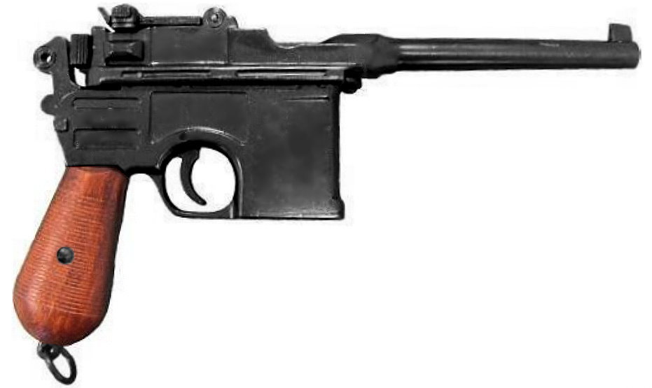 Pistol C96 Mauser Legend model gun Wood