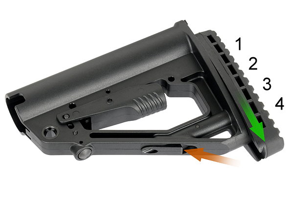 AK12 AK15 Mil-SPEC Stock for AK100 AK74 AK-15 AK-12