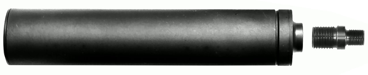 Vollstahl Schalldämpfer & Adapter für STEEL DOG