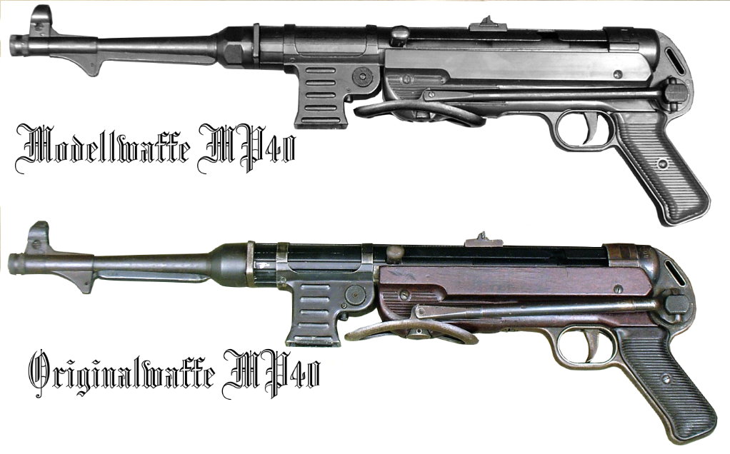 WH MP40 model gun OLD LOOK Battlefield