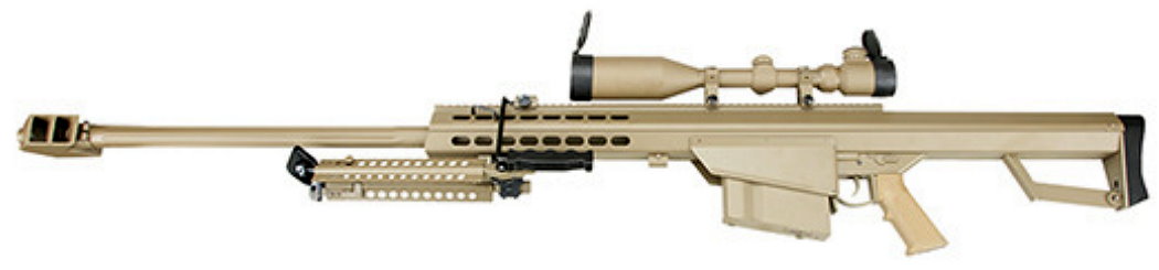 M82A1 SNIPER TAN 6mm S-AEG with Scope