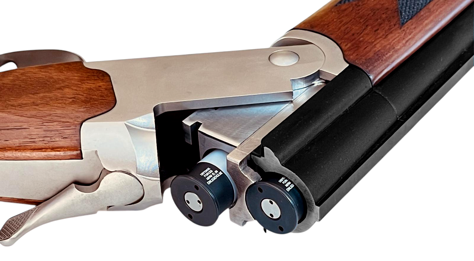 STEEL HUNTER .68 Heimverteidigung Pepperball / Paintball Bockdoppelflinte STAINLESS mit KOFFER