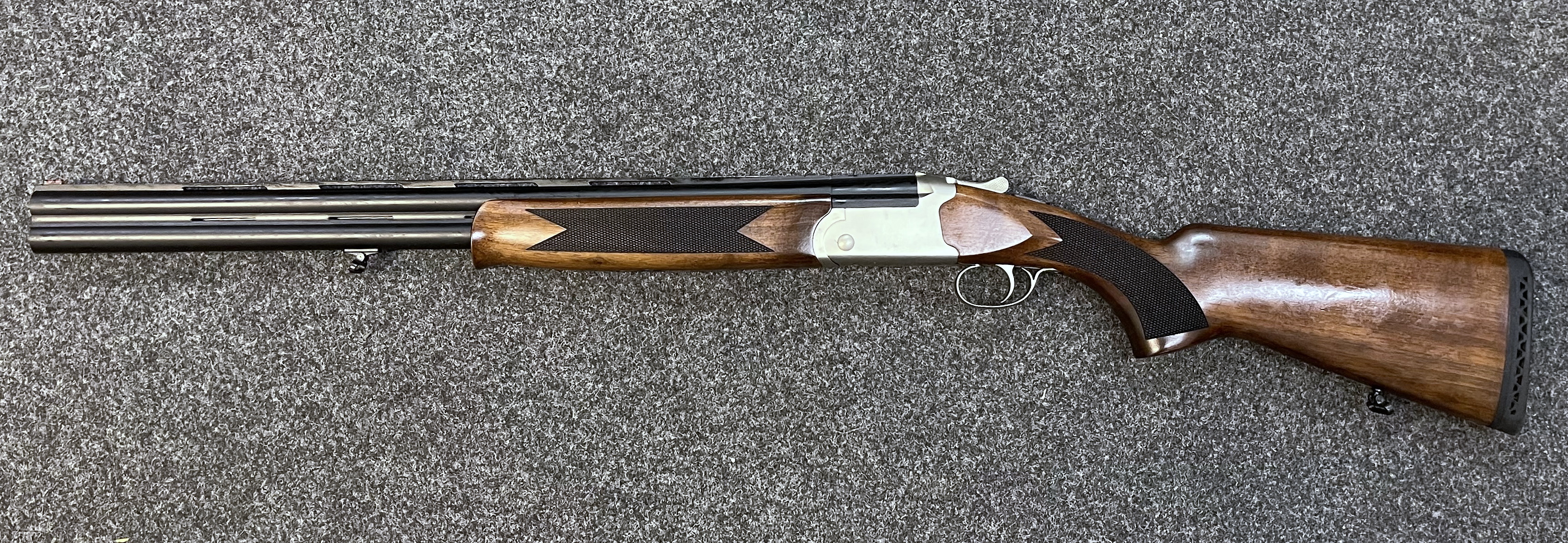 STEEL HUNTER .68 Heimverteidigung Pepperball / Paintball Bockdoppelflinte STAINLESS mit KOFFER